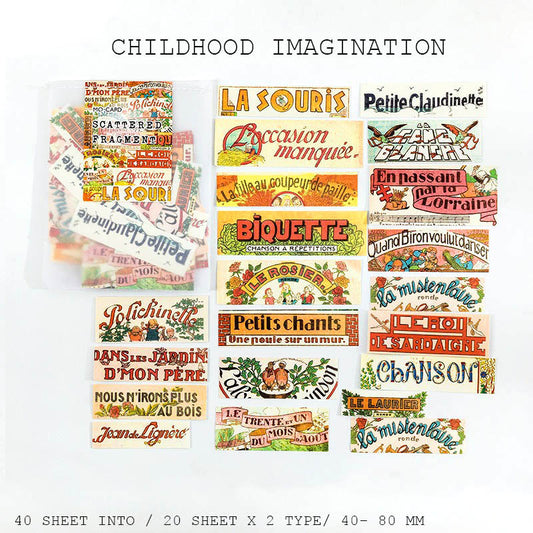 Paper Cutout – CHILDHOOD IMAGINATION  - CPJ 228