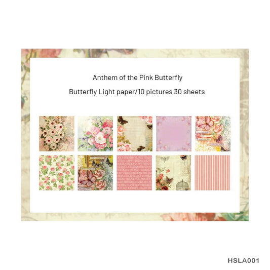 Paper Cutout – Anthem Of Pink Butterfly – CPJ244