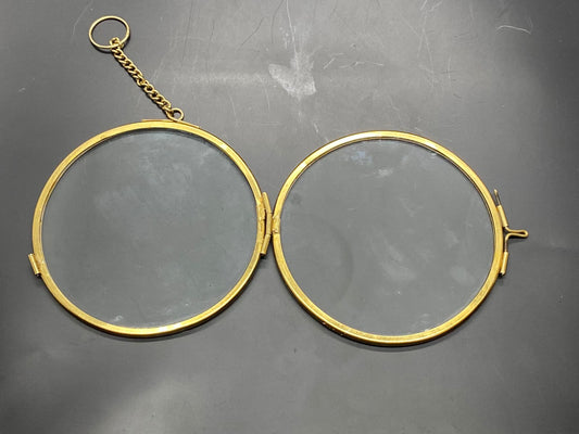 Vintage Glass Frame – 4 inch -Circle