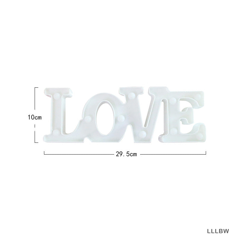 Love Led Light Box – Red