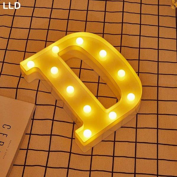 Led Alphabet – D