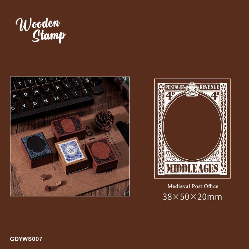 Wooden Post Office Stamp- CPST-19