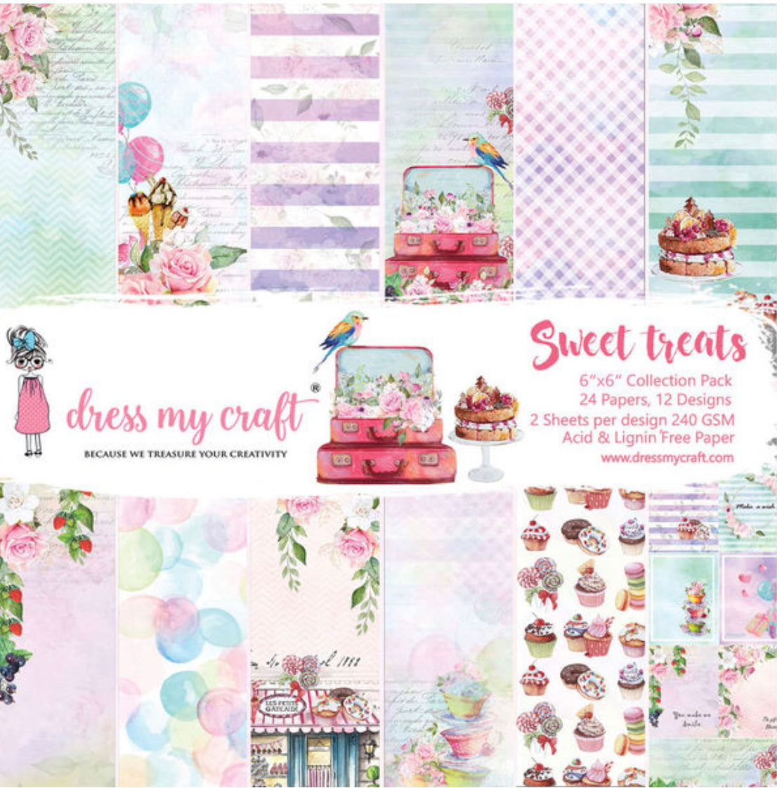 Sweet Treats – 6 X 6 Paper Pad