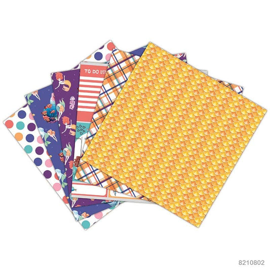 Paper Designer-8×8 Inches- Mermaid