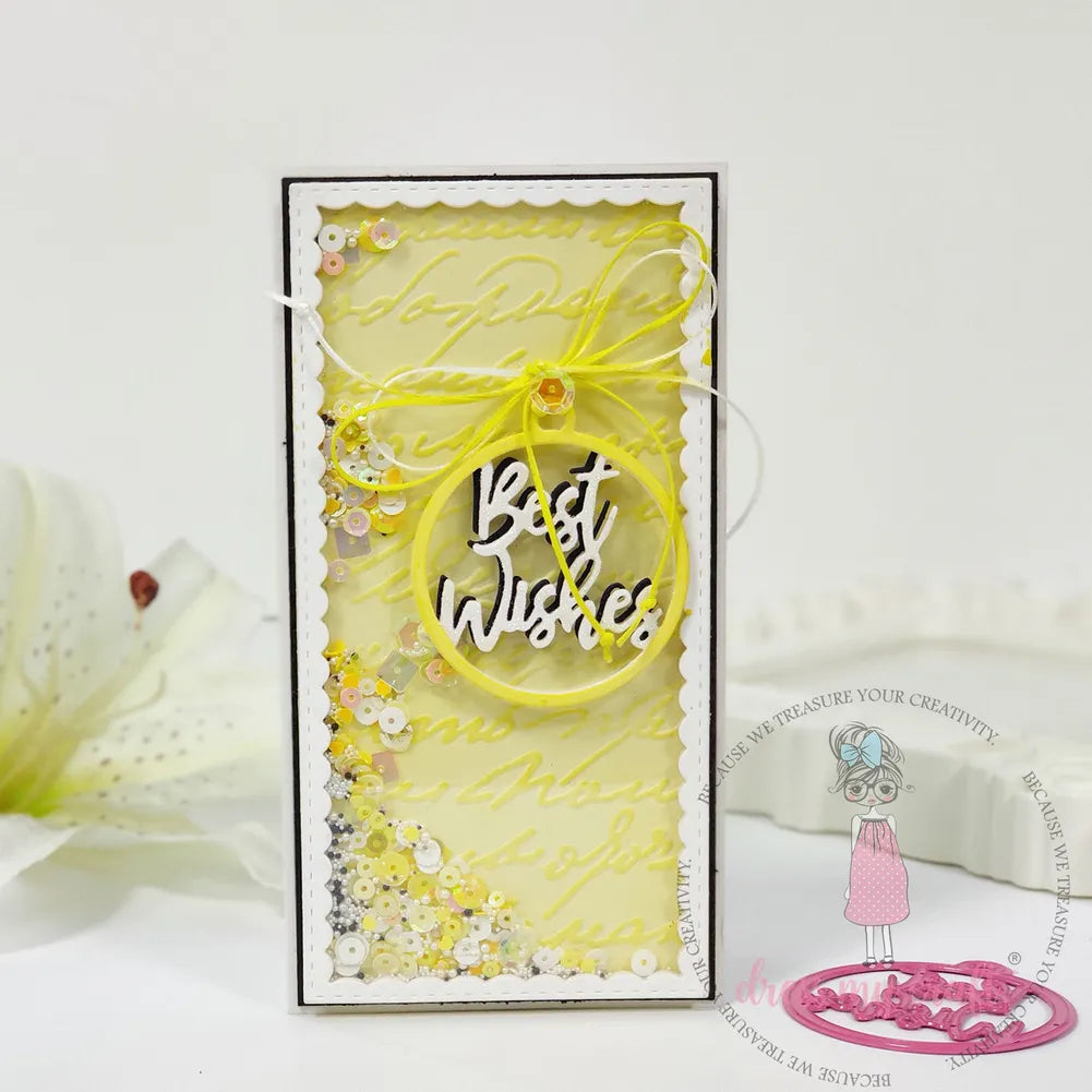 Best Wishes Tag – Basic Designer Dies