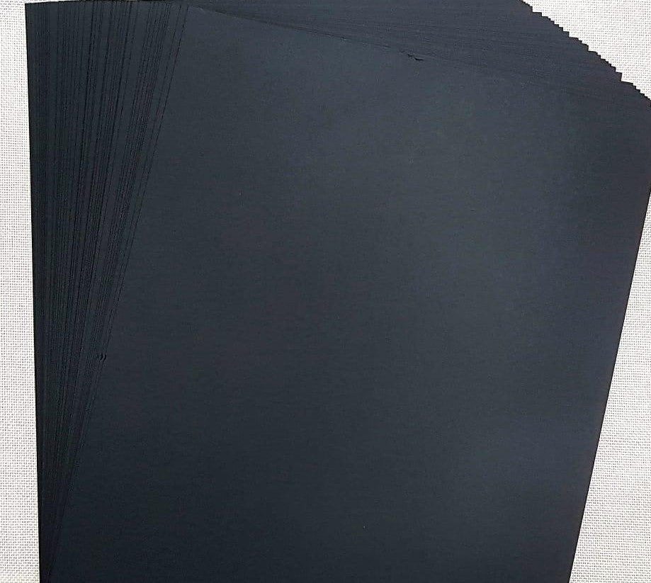 Black Cardstock- 250 GSM- A3 size -50 sheets