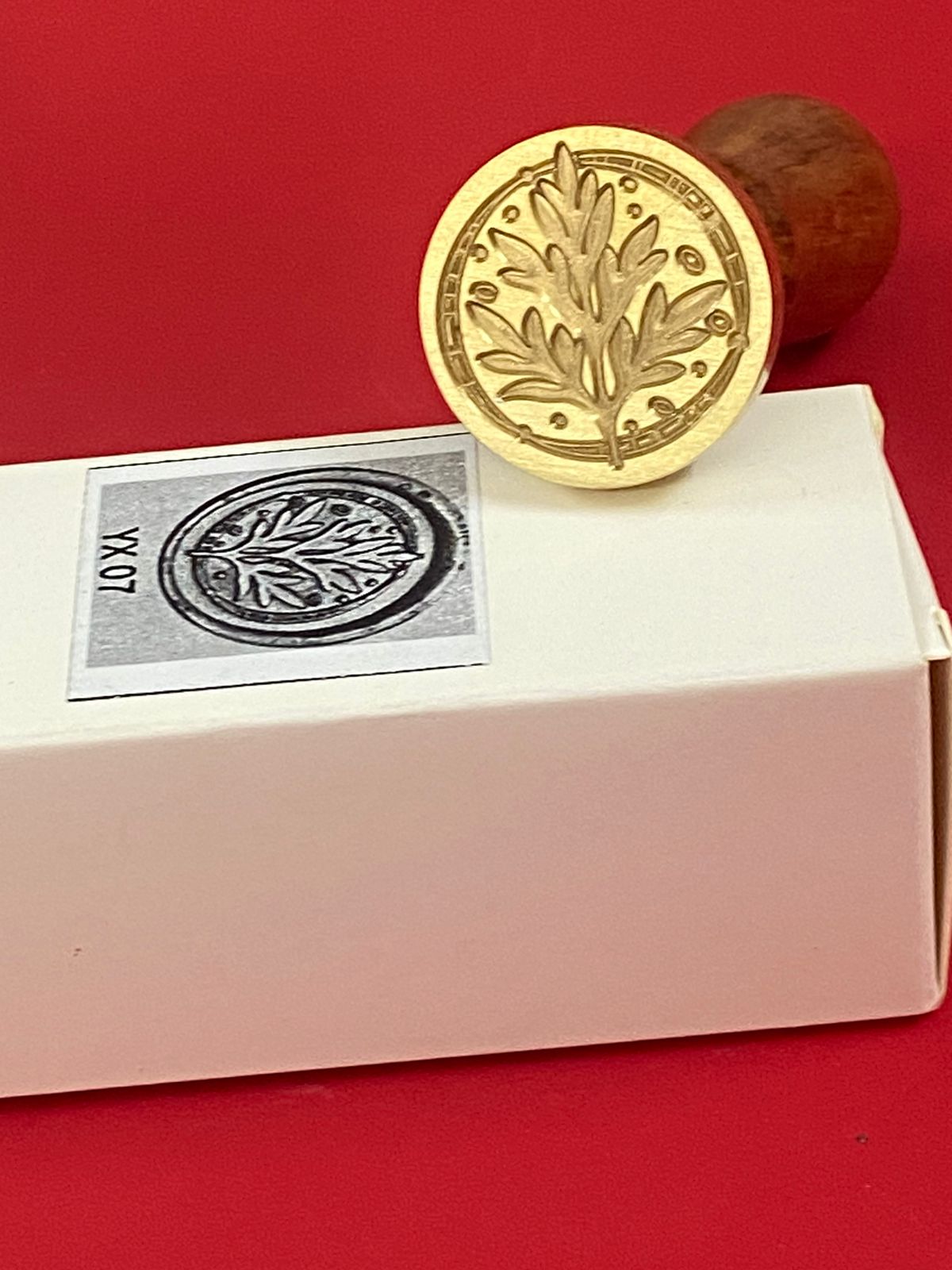 Wax Seal Stamp – LEAF- Design no. -152