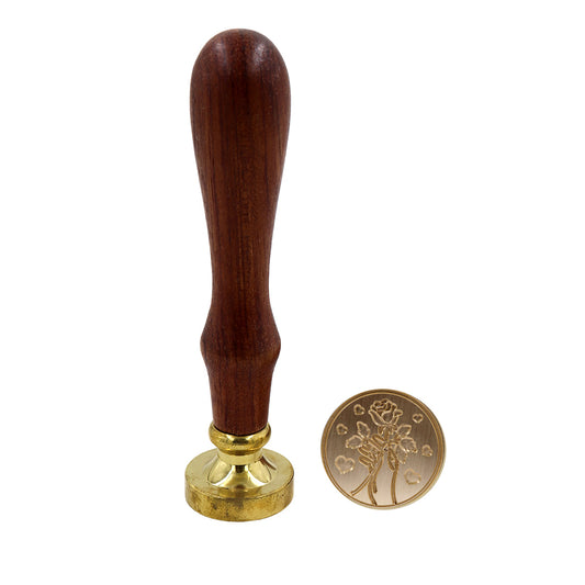 Wax Seal Stamp – Flower- Design no. -163