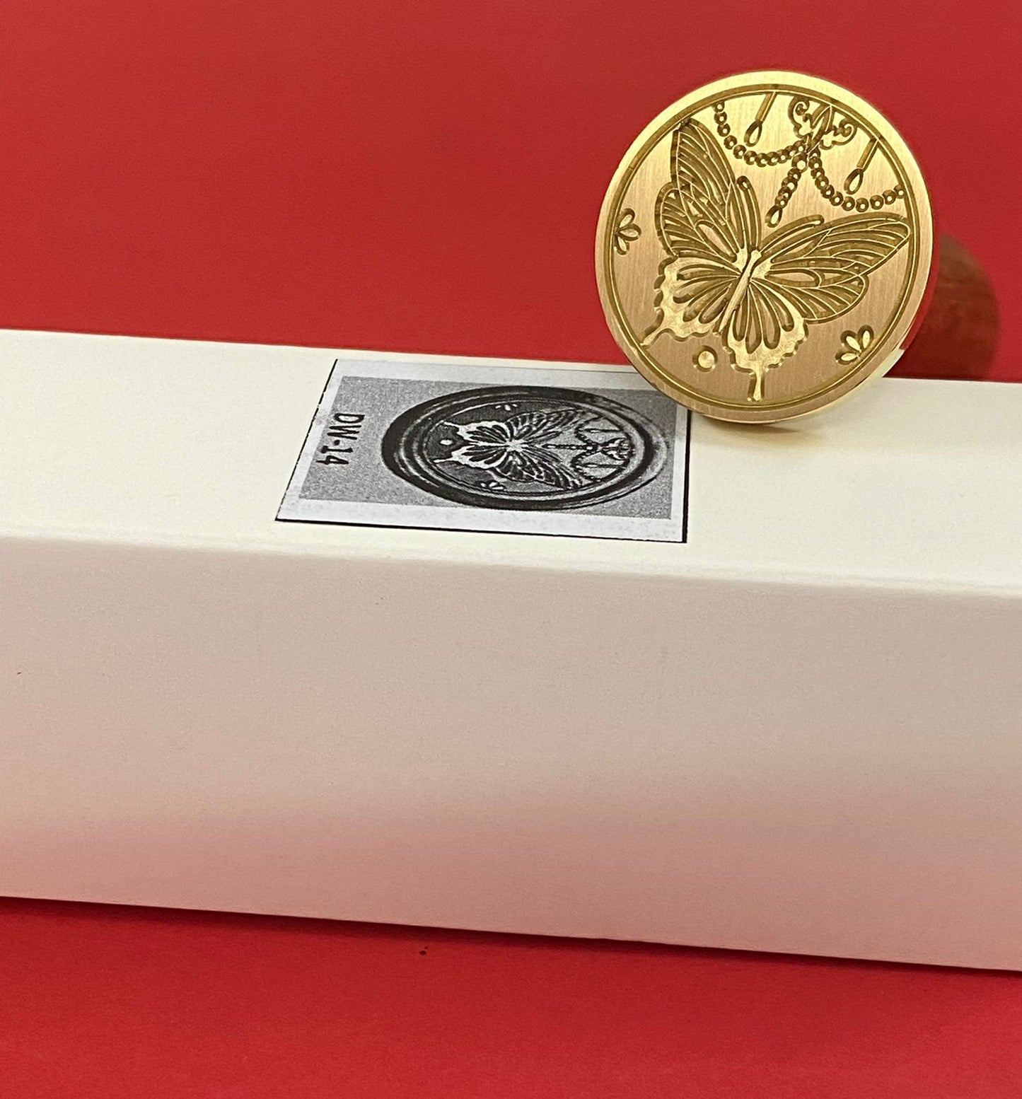 Wax Seal Stamp – BUTTERFLY – Design no. -213