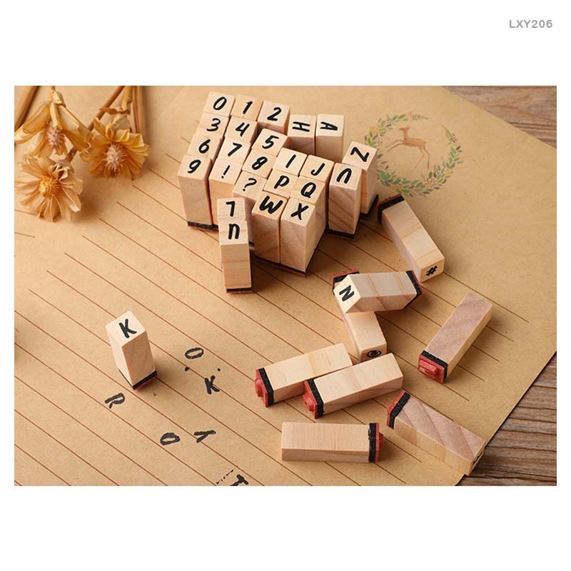 Alphabet Number Stamp Set - CPST-39