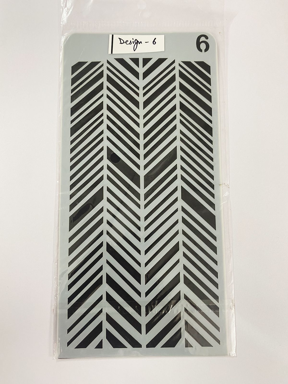 Stencil 4×8 inch design: 6