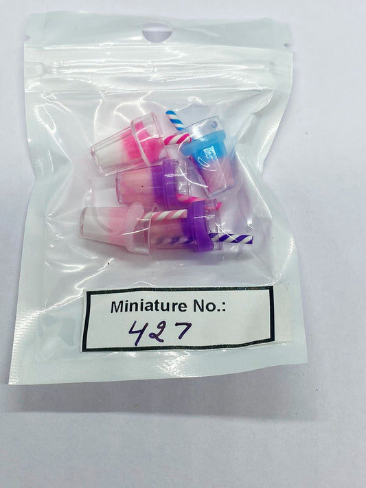 Drinks Miniature – 5 pieces , Design 427