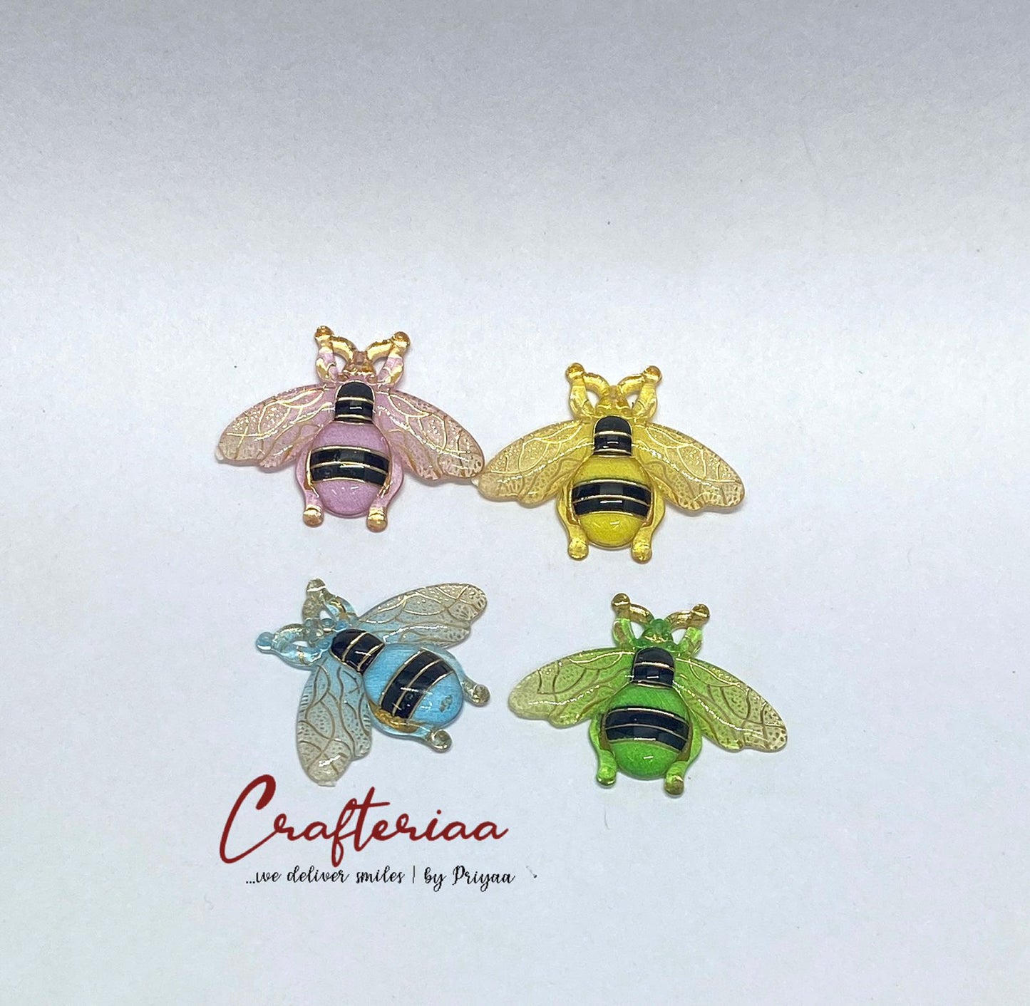 Bee Miniature, 4 pieces, Design 459