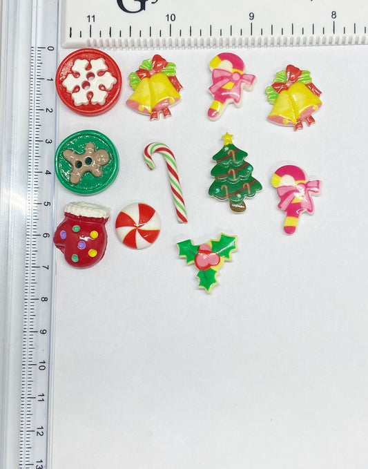 Christmas Miniature, 10 pieces, Design 478