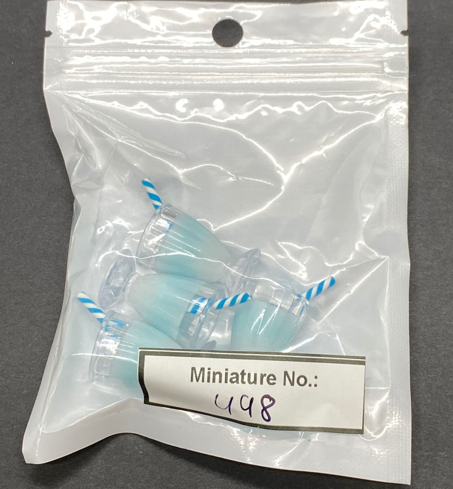 Drinks Miniature, 4 pieces, Design 498