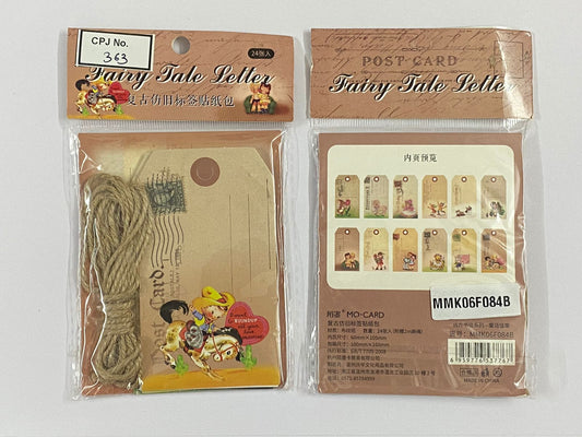 Tags RETRO OLD LABLE – Fairy Tale Letter, CPJ363