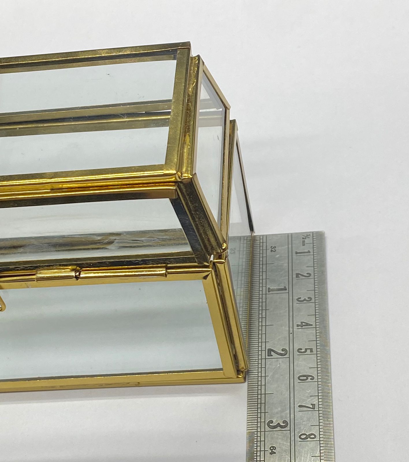 Vintage Glass Box – 4 x 2.5 inch