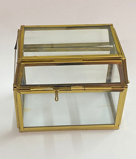 Vintage Glass Box – 4 x 2.5 inch