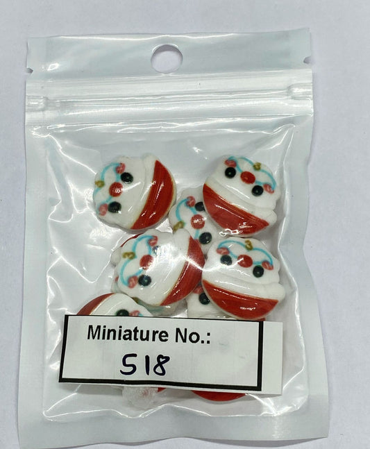 Christmas Miniature, 10 pieces, Design 518