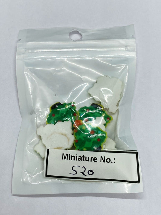Christmas Miniature, 10 pieces, Design 520