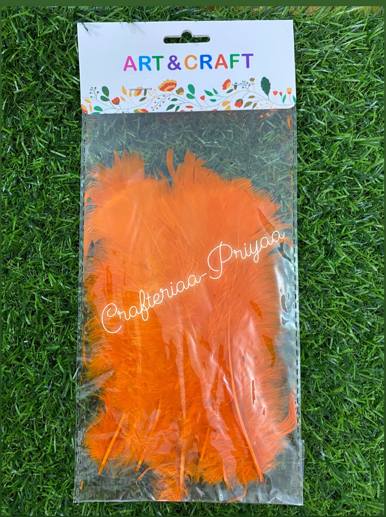 Soft Feathers- Orange Color