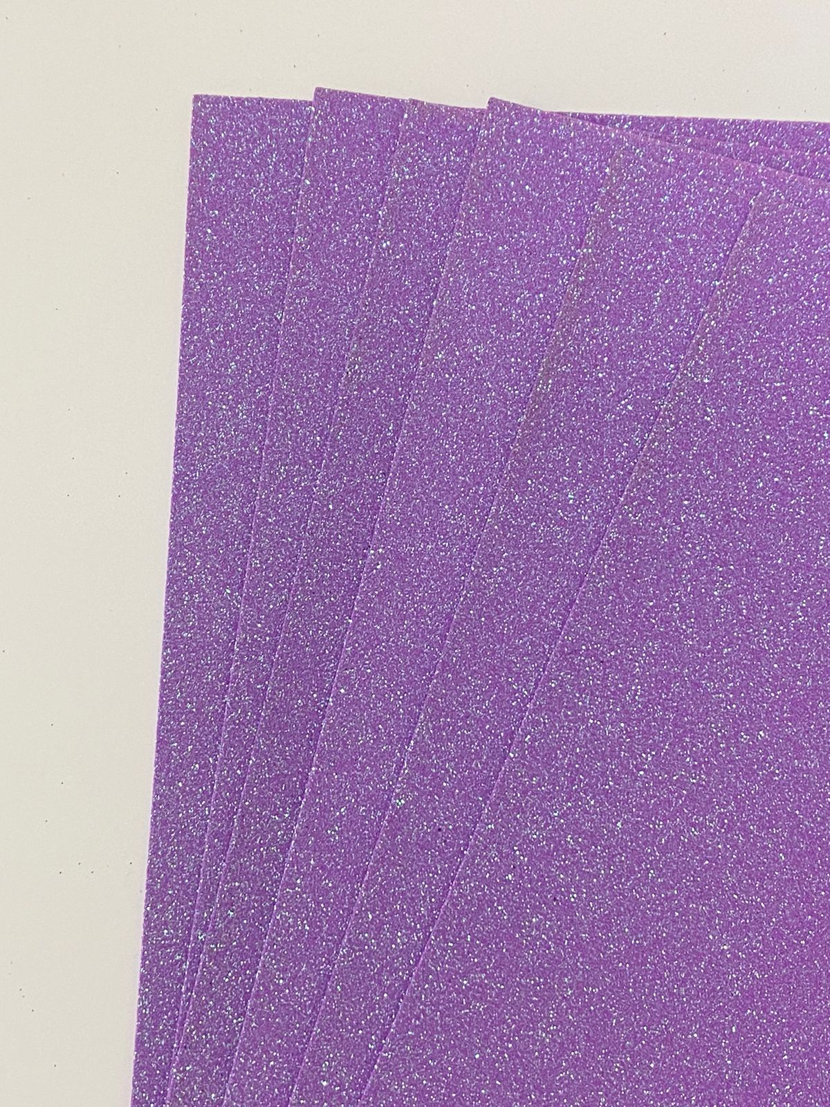Glitter Foam Sheet- LIGHT Purple