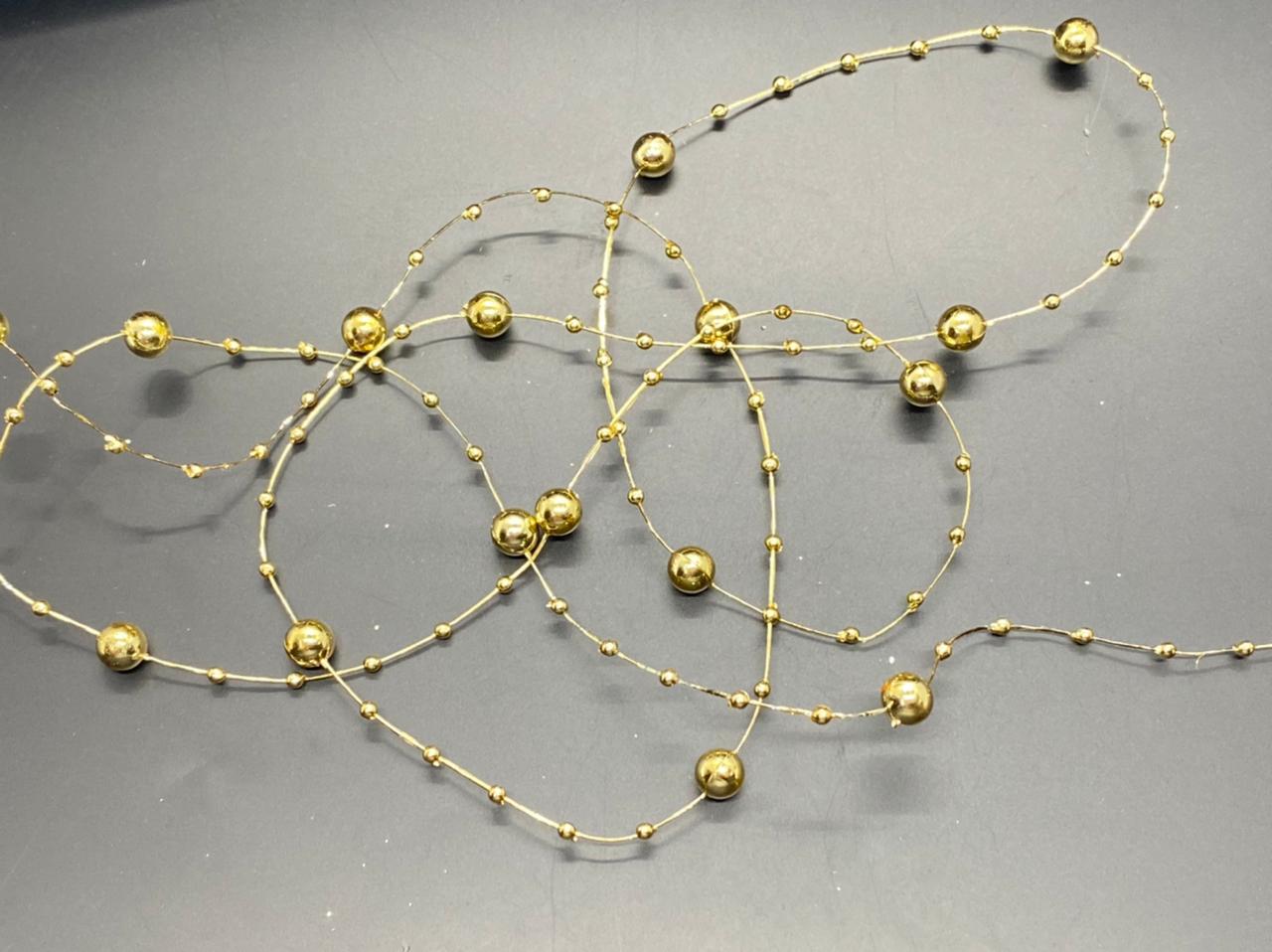 Golden Beads Lace- 5 mtr