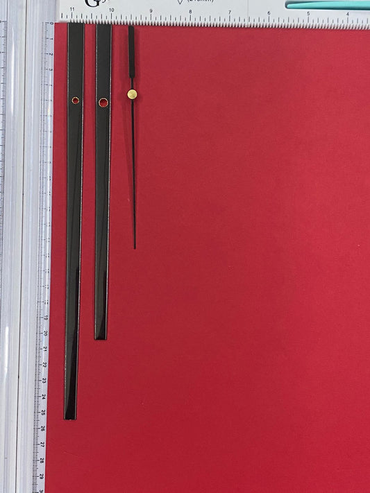 Clock Hands – Design – 30 Black - 10 inch