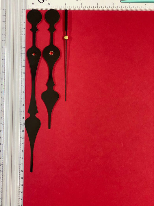 Clock Hands – Design – 32 Black - 10 inch