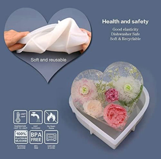 Mould- Design 458 Deep Casting – Heart