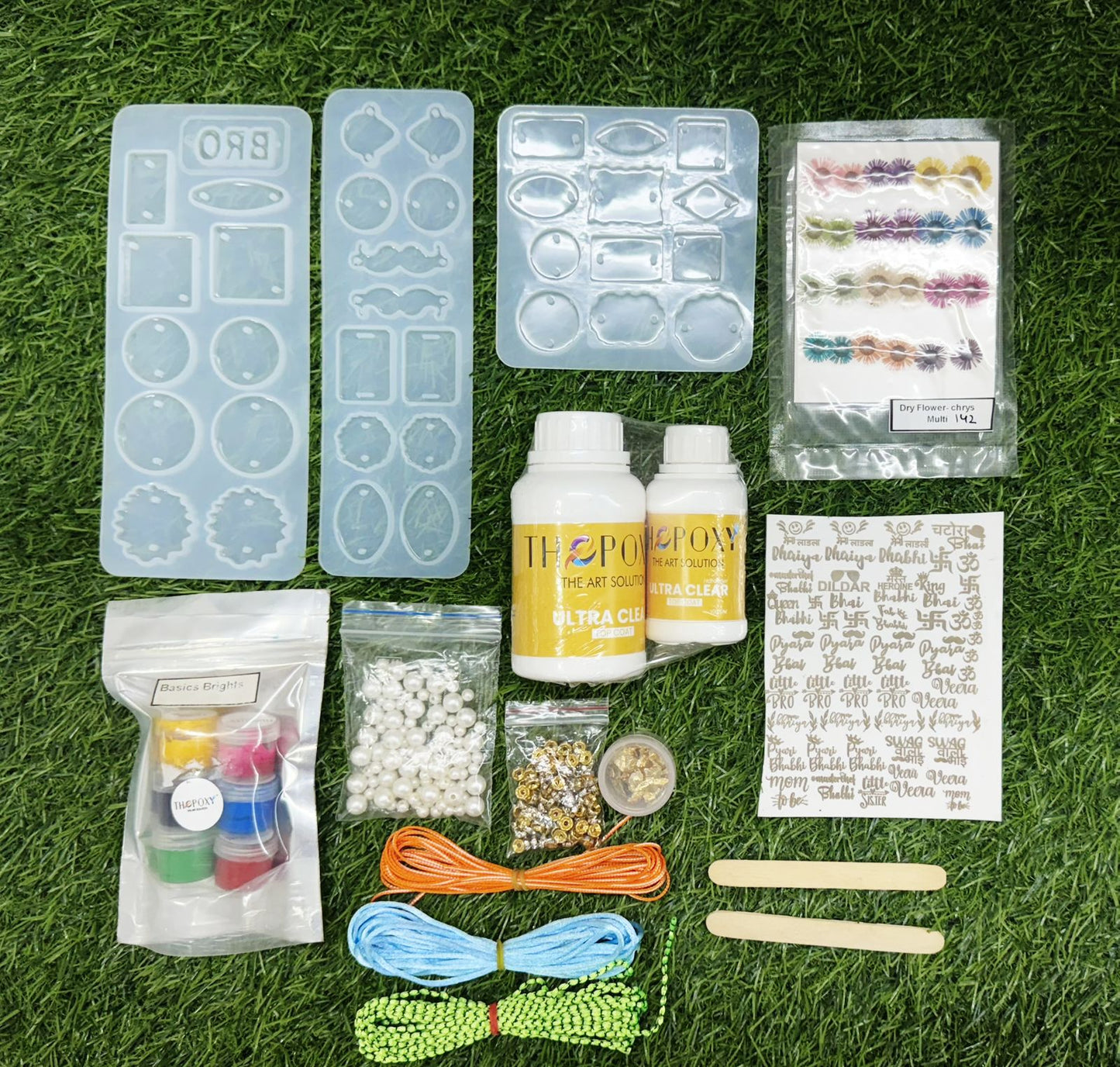 Resin Rakhi Bulk Kit – No.2, FREE SHIPPING