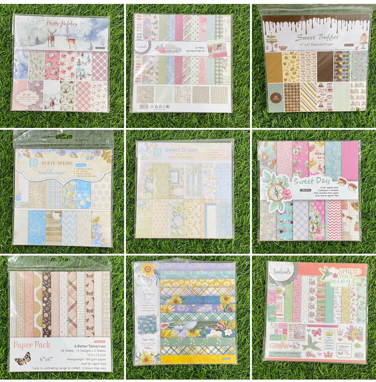 Combo – 6*6 inch- 5 packs