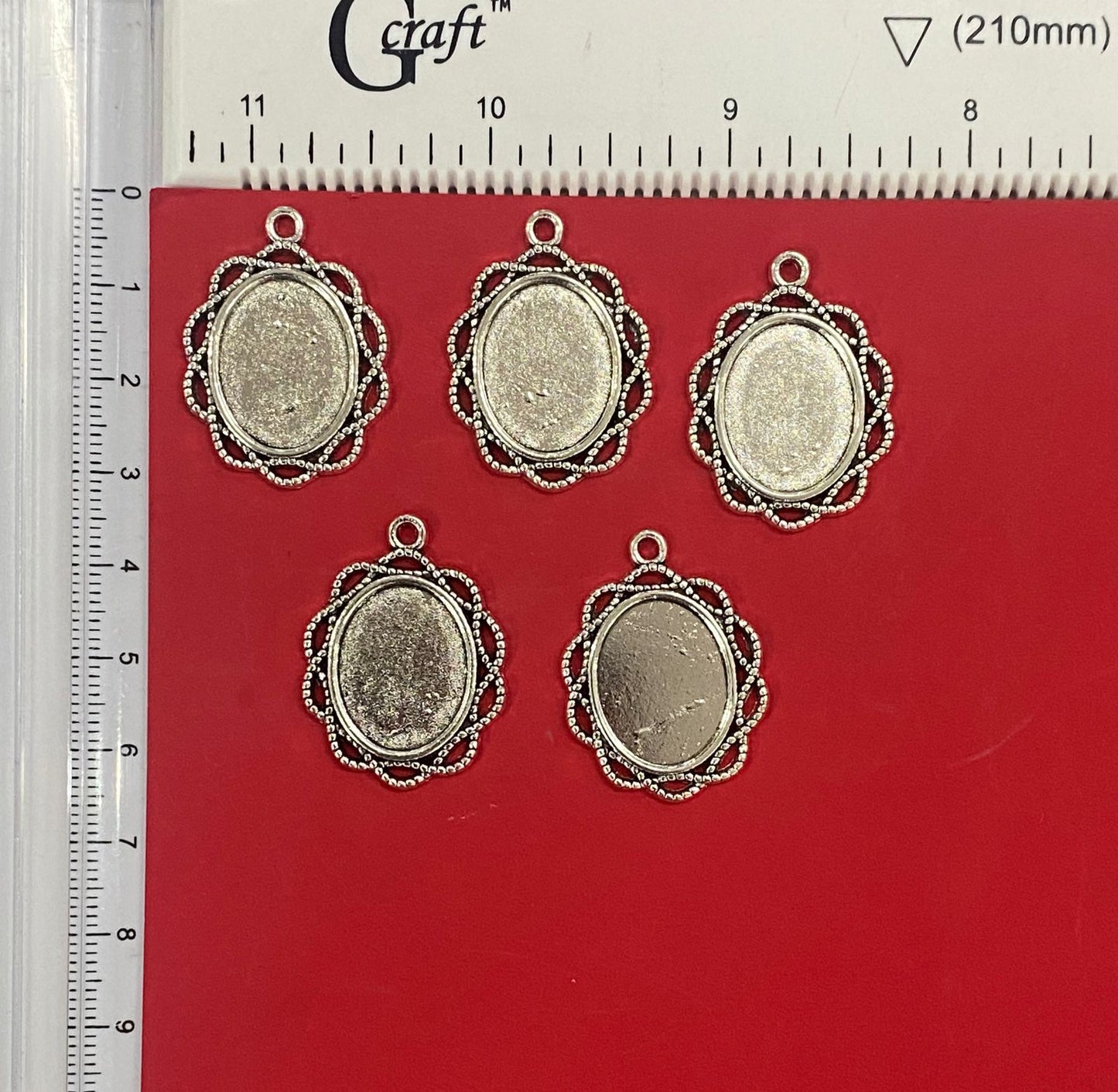 Metal Charm -5 pieces, Design – 7