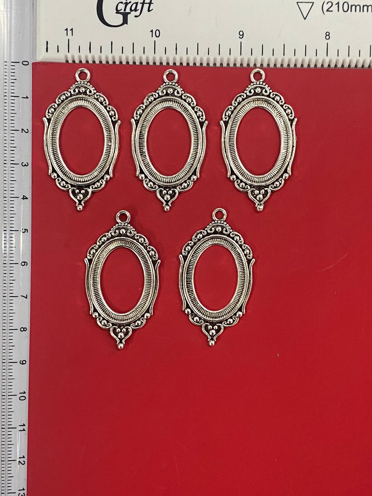 Metal Charm -5 pieces, Design – 16