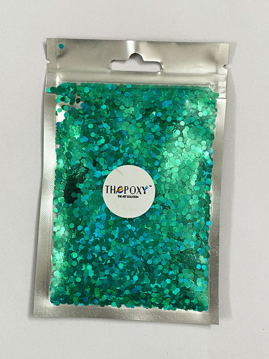 Chunks Shade : Sea Green Holo