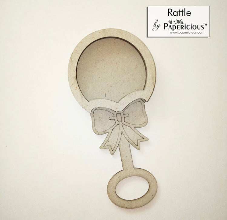 Rattle – Papericious- Ready To Use- 3D Shaker Chippis
