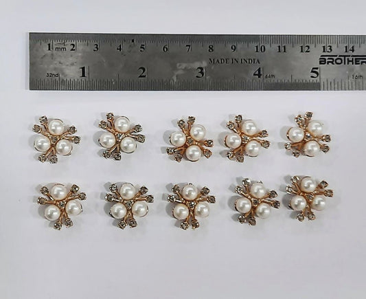 Pearl Stone / Button - 1000 pieces