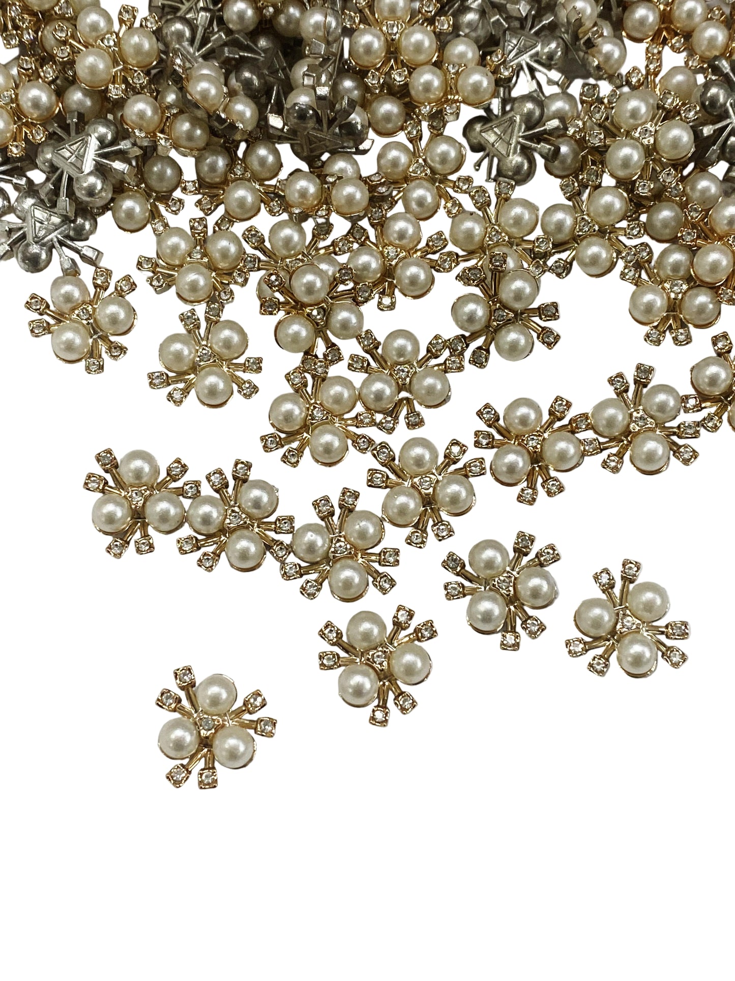 Pearl Stone / Button - 1000 pieces