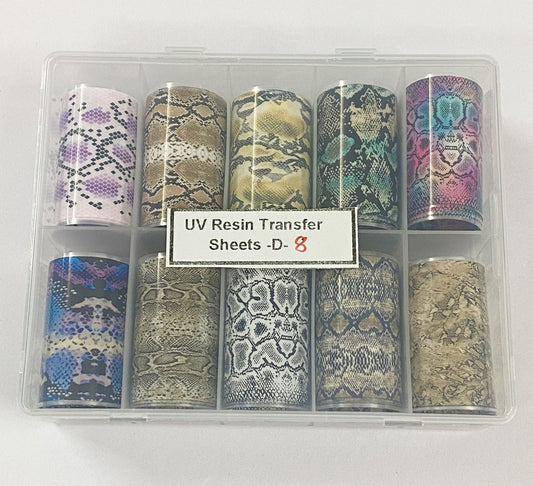UV Resin Transfer Sheets -D- 8