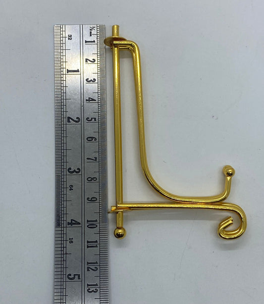 Metal Stand Foldable- 4 inch – 10 pieces- Gold