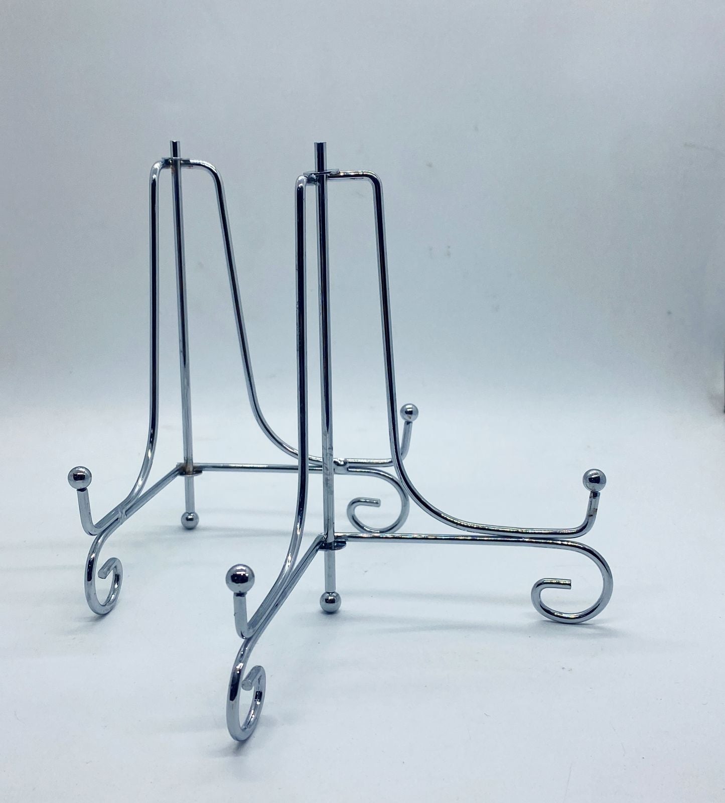Metal Stand Foldable- 6 inch – 1 pieces- Silver