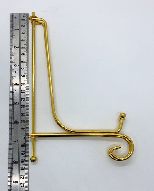 Metal Stand Foldable- 8 inch – 2 pieces- Gold