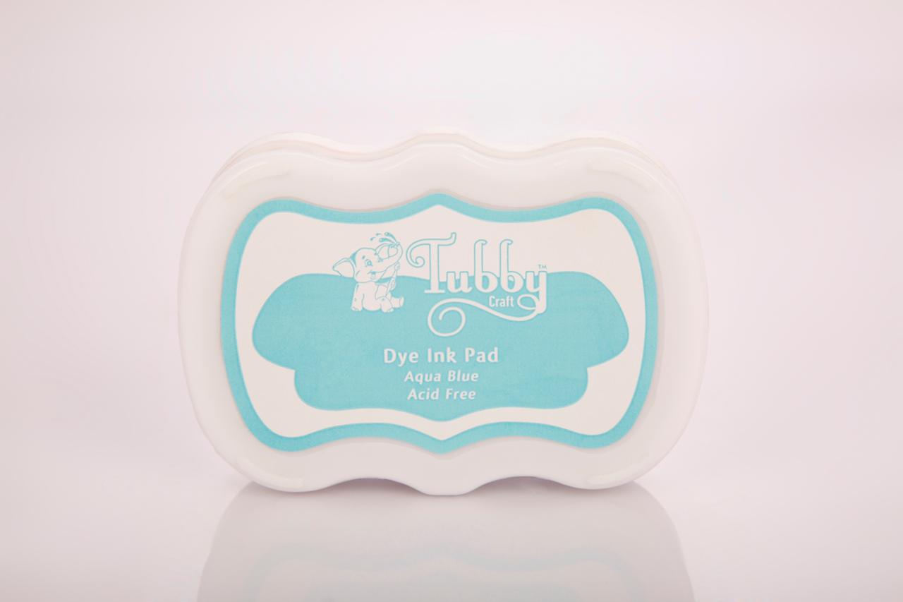 Tubby Dye Ink Pad – Aqua Blue