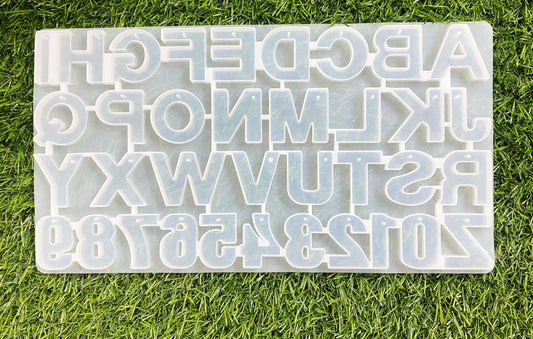 Mould- Design 468 Alphabets with hole