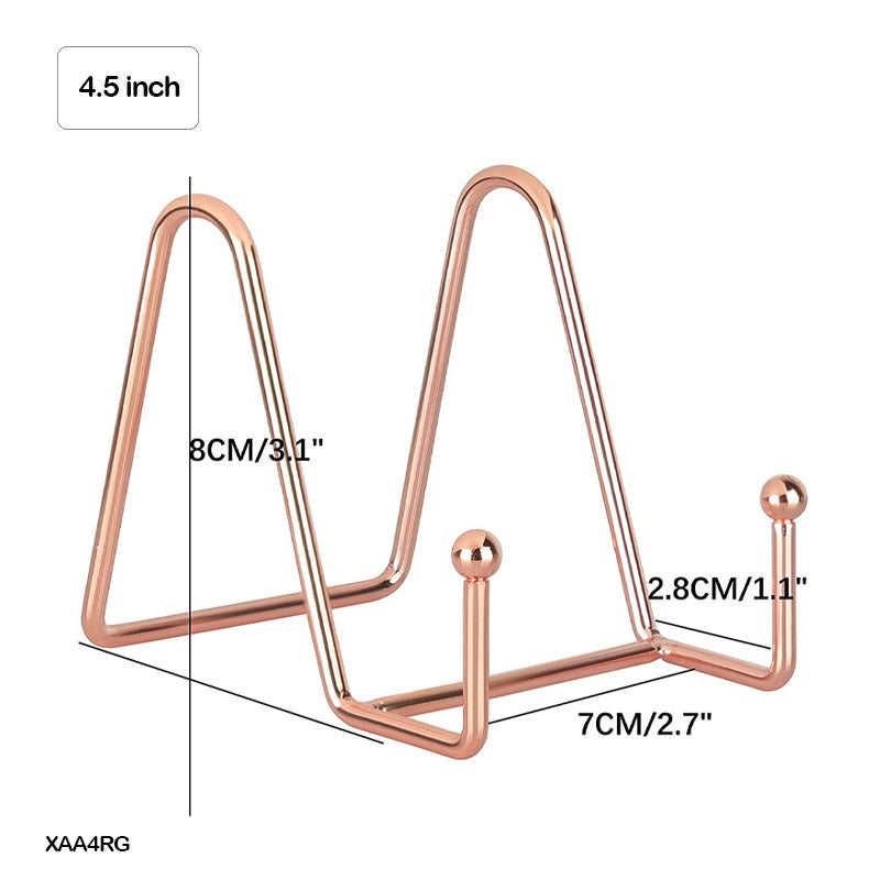 Metal Stand – 4.5 inch Rose Gold MS-18