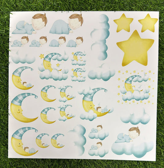 Baby Boy- 12 x12 inch- 20 Sheets