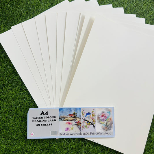 A4 Water Colour Drawing card