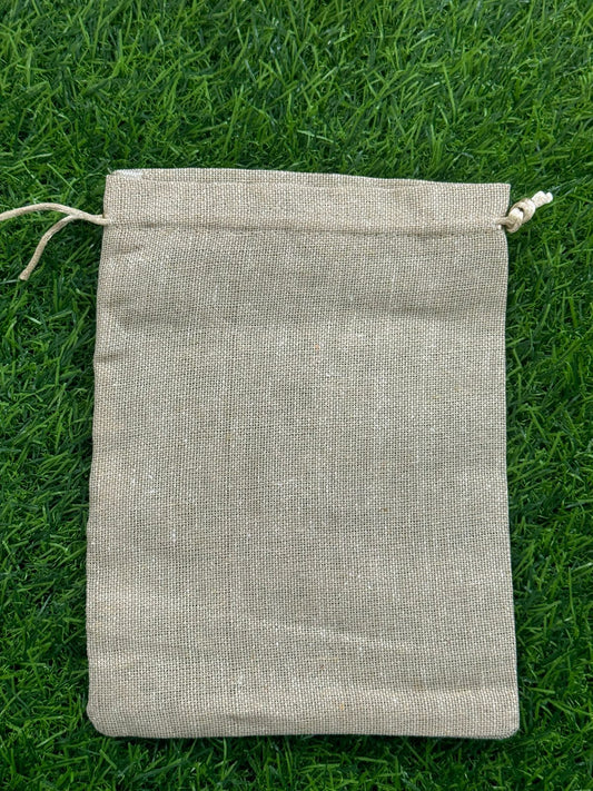 Jute Potli Bag - 6x9 inch - 10 Pieces