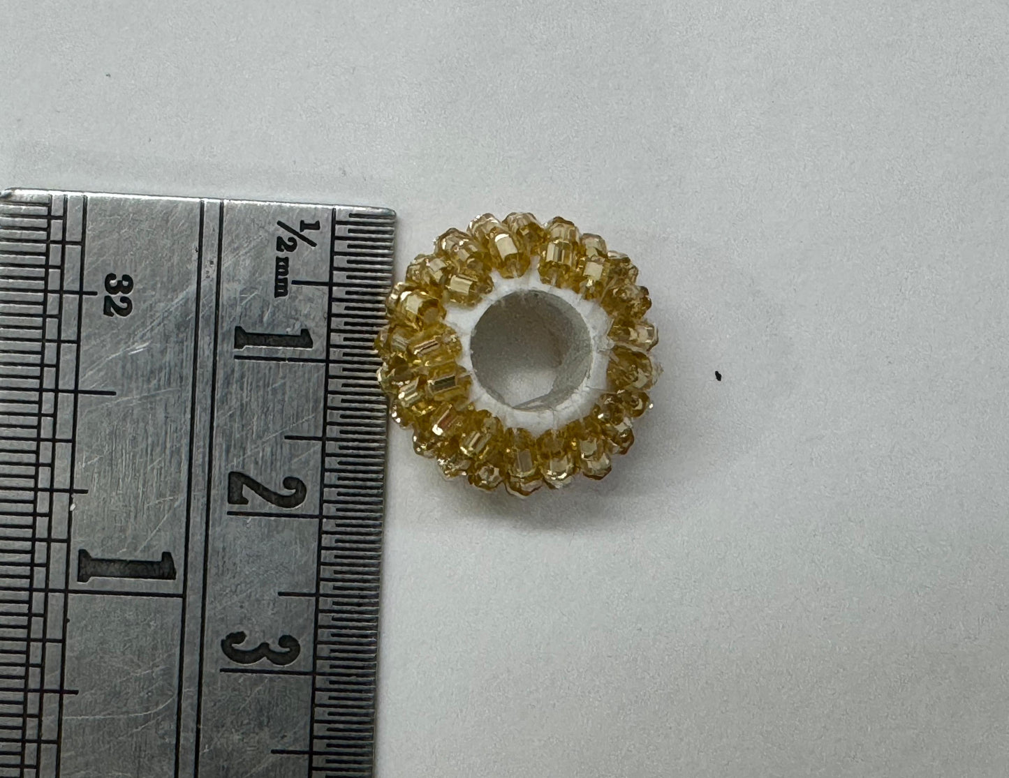 Glitter Balls - 10 pieces, Color- Gold