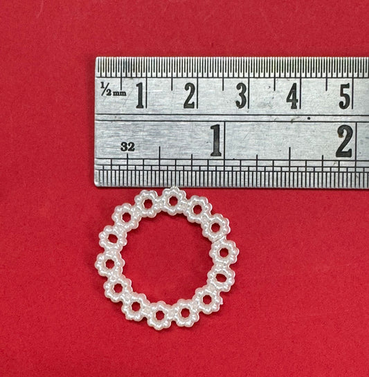 Floral Pearl Ring - 10 pieces